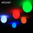 thumbnail image 2 of Mistaha 5PCS LEDs Light Up Balloon Glowing Balloon for Party Birthday Wedding Festival Decorations (RGB, 2 of 6