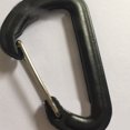 thumbnail image 3 of Carabiner D Shape Carabiner Easy Connection Small Light Black Plastic Quick Hook for Mountain Climbing, 3 of 5