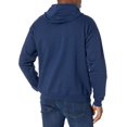 thumbnail image 3 of Hanes ComfortBlend EcoSmart Men`s Full Zip Hoodie, M, Navy, 3 of 4