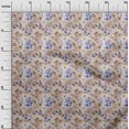 thumbnail image 3 of oneOone Rayon Brown Fabric Abstract Floral Sewing Craft Projects Fabric Prints By Yard 56 Inch Wide-2rb, 3 of 5