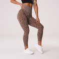 thumbnail image 2 of Kcodviy Popular Snowflake Color Leopard Pocket Yoga Pants Print Cropped Pants Leopard High Waist Yoga Pants with Pockets Print Jacquard Seamless Animal Dress Yoga Pants Print Yoga Pants, 2 of 6