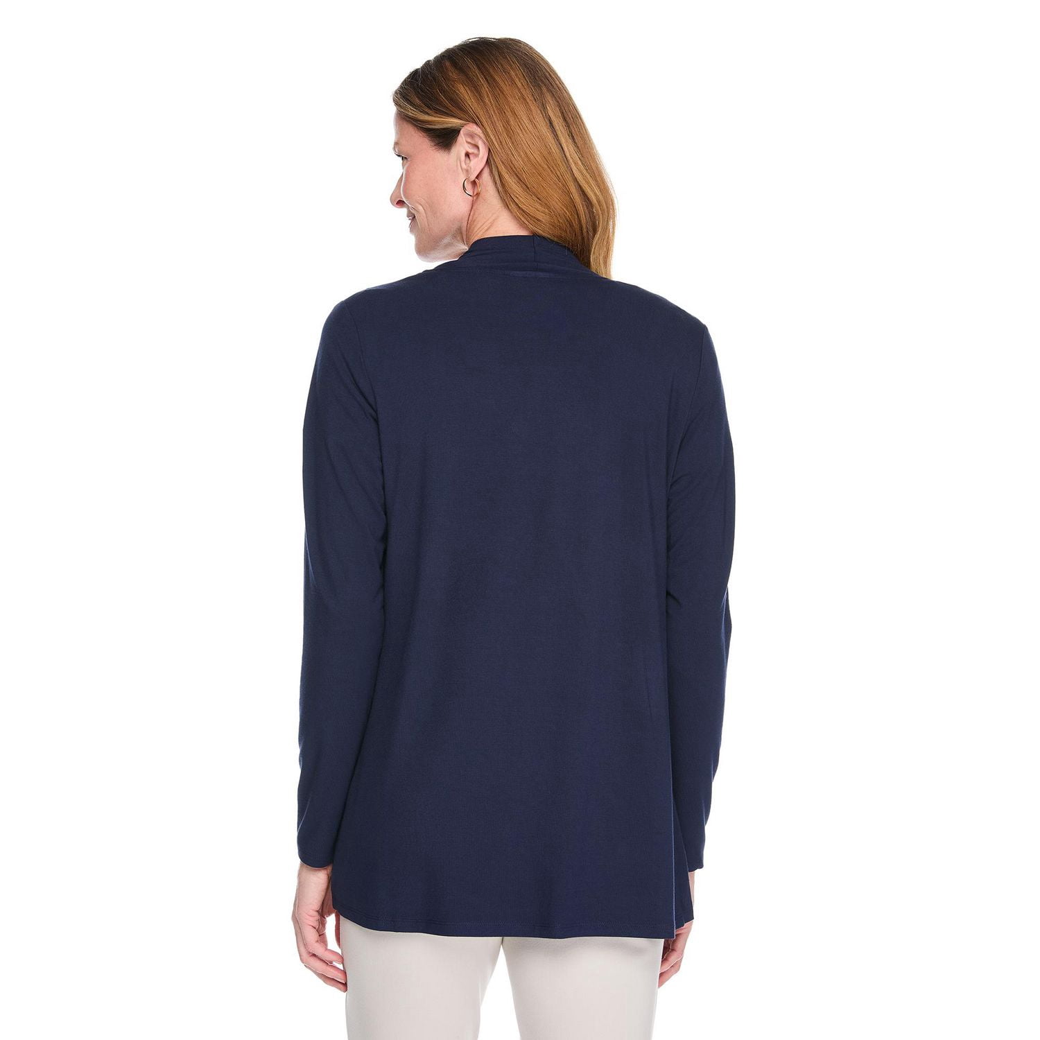 Cardigan avec motif en cascade Karen Scott pour femmes