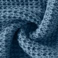 thumbnail image 5 of Penkiiy Chandail à Col Rond pour Homme Coupe Ajustée Léger à Manches Longues Tricoté Chandails TG Bleu, 5 of 5