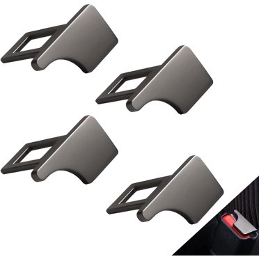 4 Seat Belt Clips, 4 Car Belt Buckles, Universal Seat Belt Buckle, Seat Belt Stopper for Cars, Trucks, Vans