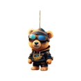 thumbnail image 1 of Clear Acrylic Car Pendant Ornament with Science Fiction Character Design for Keys or Backpacks, 1 of 1