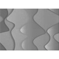 thumbnail image 1 of Ahgly Company Machine Washable Indoor Rectangle Transitional Sonic Silver Gray Area Rugs, 5' x 7', 1 of 7