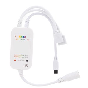 Senjay LED Strip Light Controller,LED Lights Controller,LED Strip Light Dimming Controller With RGB Remote Control Adjust Color Brightness For KTV Music LEDs Rope Lighting
