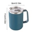 thumbnail image 3 of Tasse à Café de Voyage, Gobelet à Café Portable Réutilisable, Tasse Bouteille Isolée sous Vide, Tasse à Café Isolée avec Poignée et Couvercle, Tasse à Café Thermique sous Vide à Double Paroi en Acier Inoxydable, Tasse à Café de Voyage, 3 of 9