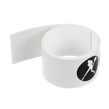 Unique Bargains Ruban de Protection pour la Tête de Raquette 16 Pouces, Protège-Tête de Raquette de Tennis en PU pour la Pratique et l'Entraînement au Tennis, Blanc