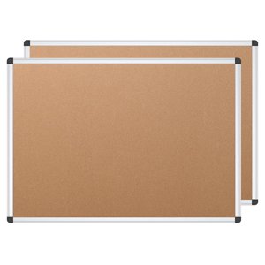 VIZ-PRO Magnetic Dry Erase Board, 60 X 36 Inches, Foldable Wall-Mounted Whiteboard with Silver Aluminum Frame & Marker Tray for School Office and Hom