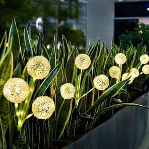 Suncoda Solar Light, Solar Plant Lights New Outdoor Decorative Lighting for Garden Patio Balcony Thoughtful Garden Lovers Housewarming Gift
