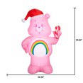 thumbnail image 3 of Lumière de vacances Airblown de Noël avec chapeau de Santa et bonbons Care Bears 38,5826 po x 24,4095 po x 59,8424 po x 3,087 lb, 3 of 6