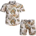 thumbnail image 2 of Stylish Matching Set  Men‘s Printed Shirt and Shorts for Hawaii, 2 of 9
