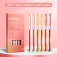 thumbnail image 3 of Kbndieu Ball Point Pen Straight Liquid Ballpoint Pen Black Pen High Value and Large Capacity Student Specific Pen Black Drying Pen Home Essentials, 3 of 6