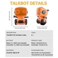 thumbnail image 3 of XFGOU Early education doll Toys and Hobbies Intelligent Robot Toy With Talkie Wireless Control Programming Mode Early education toys, 3 of 9
