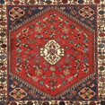 thumbnail image 1 of Ahgly Company Indoor Square Traditional Dark Gold Brown Persian Area Rugs, 6' Square, 1 of 6