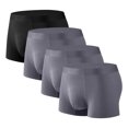 thumbnail image 1 of Plebaso Mens Boxer Briefs Stretch Comfortable Quick Dry Underwear Soft Breathable Boxers for Men (4 Pack), 1 of 2