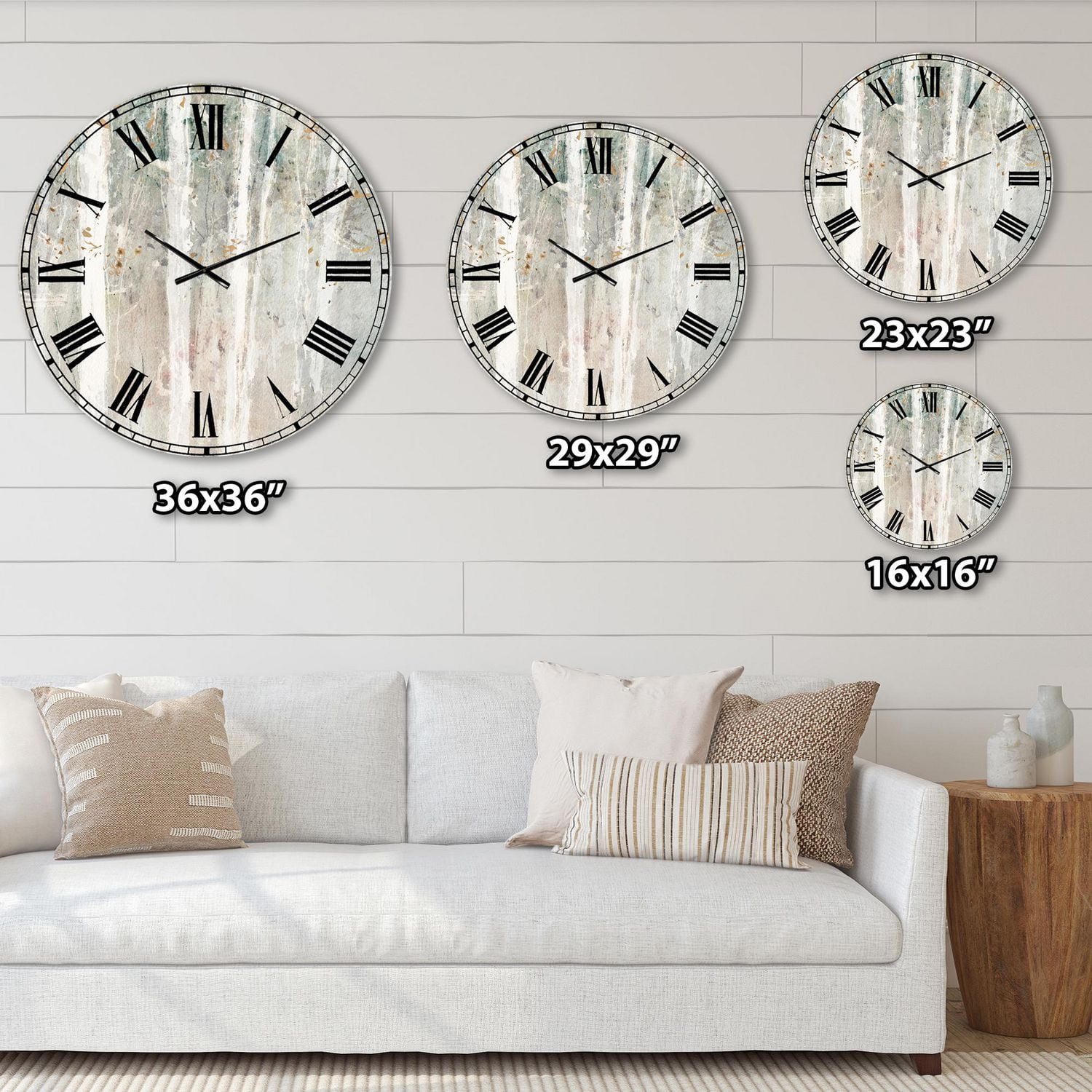 Designart Une promenade dans les bois dans la forêt V horloge murale