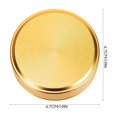 thumbnail image 3 of Miangastore Jam Jar Covers Golden Metal 5Pcs 1.9x0.8in, 3 of 8