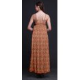 thumbnail image 2 of Bimba Robe Longue Sans Manches à Bretelles Spaghetti Imprimée d'Oiseaux en Rayonne pour Femmes - TG, 2 of 4