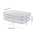 thumbnail image 3 of WMQPNNS New Trending Rectangle Stainless Steel Air Fryer Grill Dehydrator Rack Air Fryer Removable Multiple Stand Air Fryer Racks for Cooking Todays Deals Clearance Sale, 3 of 6