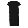 thumbnail image 4 of Mens V Neck Linen Robe Short Sleeve Kaftan Thobe Long Gown Saudi Arab Thobe Islamic Muslim Dubai Robe, 4 of 5