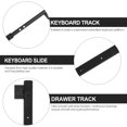 thumbnail image 5 of FRCOLOR 1 Pair Large Keyboard Tray Slide-out Keyboard Stand Keyboard Slide for Office, 5 of 5