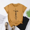 thumbnail image 4 of EGNMCR T-Shirts de Pâques pour Femmes T-Shirts à Manches Courtes pour Femmes Imprimé de Pâques Mode Printemps et Été pour Femmes T-shirt à Col Rond à Manches Courtes Haut/chemise Femmes T-Shirts, 4 of 7