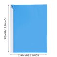 thumbnail image 3 of A4 Front Report Covers Plastic Presentation Folders Resume Portfolio Folder Paper Swivel Sliding Bar File Folder For Presentation Document And School Use 12.2"x9.2", 3 of 8