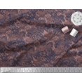 thumbnail image 3 of Soimoi Polyester Crepe Fabric Texture & Greek Key Geometric Printed Fabric 1 Yard 52 Inch Wide, 3 of 3