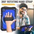 thumbnail image 4 of KOMI Case for Samsung Galaxy Tab A9 Case 8.7 Inch, Full Body Protective with Screen Protector/Hand Strap/Pen Holder, Sturdy Shockproof Samsung A9 Tablet Case 2023 SM-X110/X115/X117, 4 of 5