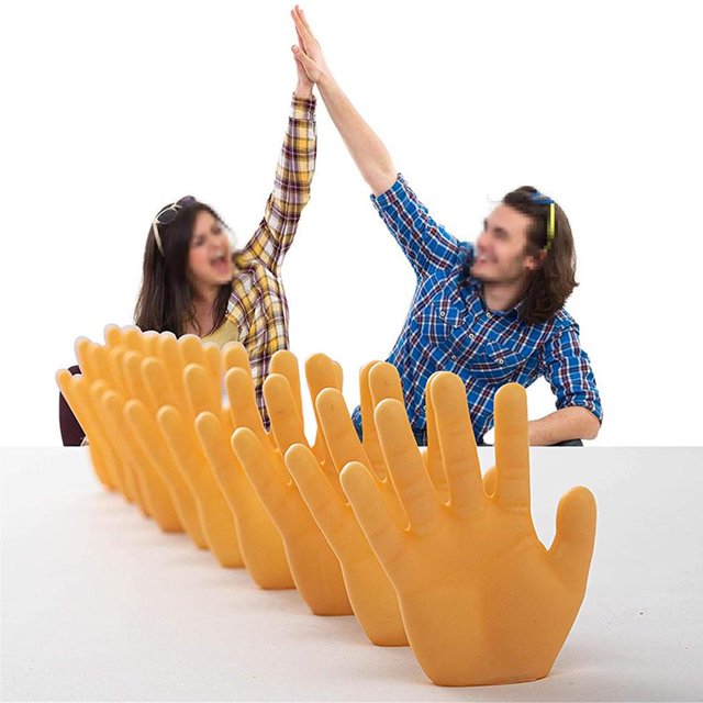 Langgg 10 Pcs Mains Plates Style Dominos Mini Mains pour Fête et Jeu