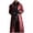 Red, variant on FYEGRE PU Faux Leather Long Jacket for Men's Vintage Lapel Gothic Trench Coat Outwear Red XXL