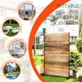 thumbnail image 2 of Yiwa Metal Outdoor Privacy Screen Panel, Freestanding Decorative Divider for Patio, Balcony or Garden, Weather-Resistant Design with Included Stand and Accessories for Quick Assembly, 2 of 8