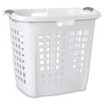 thumbnail image 1 of Sterilite Ultra Easy Carry Plastic Laundry Basket Hamper, White (8 Pack), 1 of 7