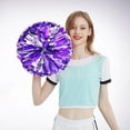 thumbnail image 2 of 2PCS Cheerleading Handheld Colorful Flowers Sports Activities Performance Cheering Supplies Colorful Lightweight Finger Ring Buckle Design Off, 2 of 4