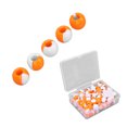 thumbnail image 4 of Hair Braid Rings, Multipurpose Hair Beads Flexible  For Hair Braids For Jewelry Bracelets Making Orange,Red,Green,Rose Red,Color Mixed, 4 of 8