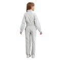 thumbnail image 2 of Ocealan Combinaison de Vol à Fermeture Éclair pour Filles Enfants Combinaison Décontractée Ivoire 12, 2 of 6
