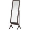 thumbnail image 1 of HOMCOM Miroir Pleine Longueur Autoportant pour Bijoux et Habillage, Angle Ajustable, 1 of 9