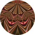 thumbnail image 1 of Ahgly Company Tapis d'Intérieur Ronds Transitionnels Brun Pâle Lavables à la Machine, 3 Pieds Rond, 1 of 7