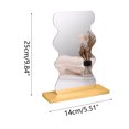 thumbnail image 4 of Clearance! Fashion Irregular Acrylic Mirror Desktop Desktop Makeup Mirror Cheap Items Warehouse Deals Sale #63, 4 of 7