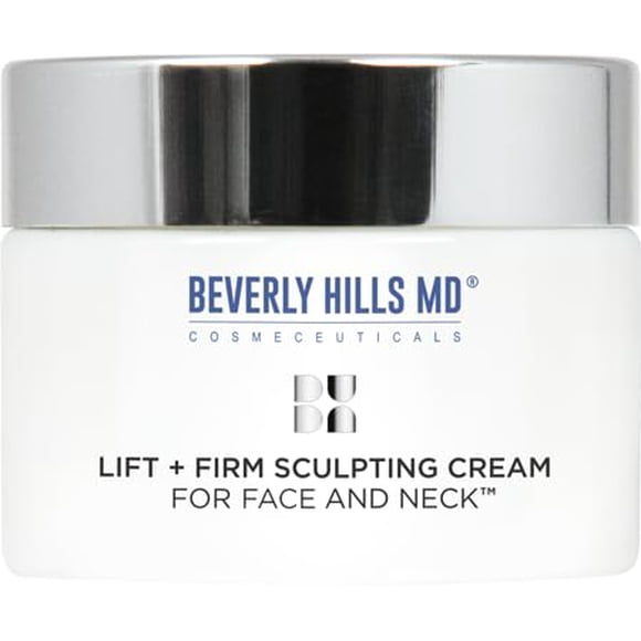 Beverly Hills MD Lift & Firm Sculpting Cream- Tighten & Tone Skin, Anti-Aging Lotion for Smooth, Moisturized Complexion- Lift and Smooth Face, Neck,