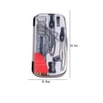 thumbnail image 4 of Ensemble de Géométrie de 10 Pcs pour Étudiants, Trousse d'Outils de Math avec Boussole, Rapporteur, Règle, Gomme et Aiguiseur dans une Boîte de Rangement, 4 of 7