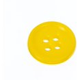 thumbnail image 2 of Mibo 12 Pcs Rond en Mélamine Buttons avec Rebord - 24 L (15 mm) - 4 Trous - Jaune, 2 of 2