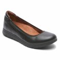 thumbnail image 1 of Cobb Hill LIDIA BALLET BLACK LEATHER SHOE, 1 of 4