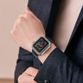 thumbnail image 3 of KOMI Bling Case Compatible For Apple Watch 38mm 40mm 42mm 44mm, Crystal Diamond Apple Watch Protector Case Slim PC Anti-Scratch Bumper Frame Protective Cover For iWatch Series SE/6/5/4/3/2/1 Clear, 3 of 5