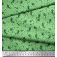 thumbnail image 3 of Soimoi Poly Georgette Fabric Leaf Leaves Fabric Prints by Yard 52 Inch Wide, 3 of 3