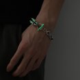 thumbnail image 2 of Dragon Bracelet Luminous Dragon Head Wrist Chain Bangles Men Wrist Jewelry, 2 of 8