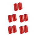 thumbnail image 2 of Thinsony Golf Head Covers PU Portable Protector Travel Athlete Golf for Training Red Large 10 Pcs 5Set, 2 of 6