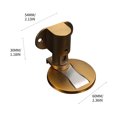 thumbnail image 3 of Dvkptbk Suction Porte au Sol 304 Acier Inoxydable Sol Suction, Forte Résistance au Sol Magnétique Réglable Invisible Porte Suction Outils en Liquidation, 3 of 3